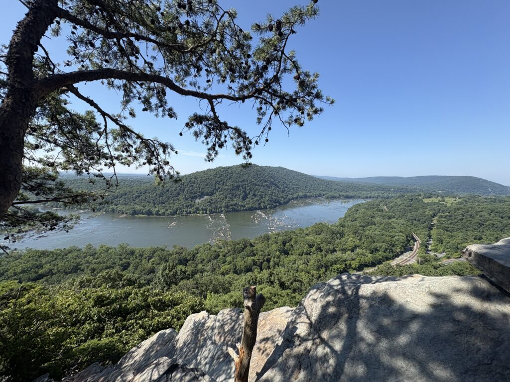The Potomac River as seen from Weverton Cliffs, Maryland.